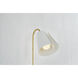 Lila 1 Light 5.5 inch Gold Leaf/Textured On White Combo Wall Sconce Wall Light